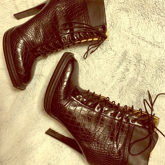 Black GX  Noriko Boots size 8 - Picture 1 of 5